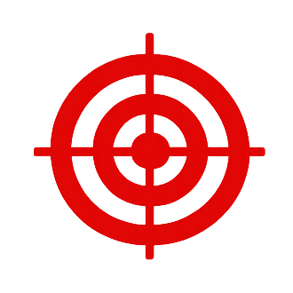 Target icon representing accuracy training and shooting practice Johannesburg