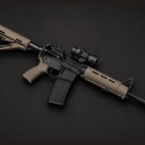 G.I. Package supervised rifle-style shooting experience at an indoor range