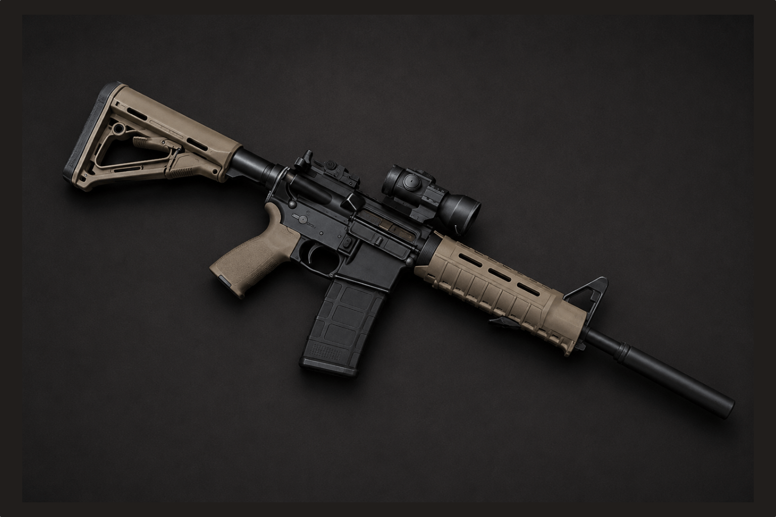 G.I. Package supervised rifle-style shooting experience at an indoor range
