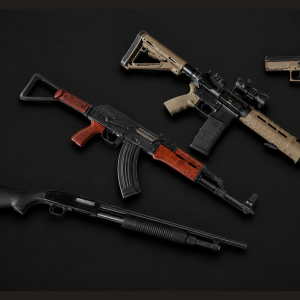 Warrior Package multi-firearm shooting experience at an indoor range