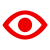 Supervision icon represented by an eye symbol